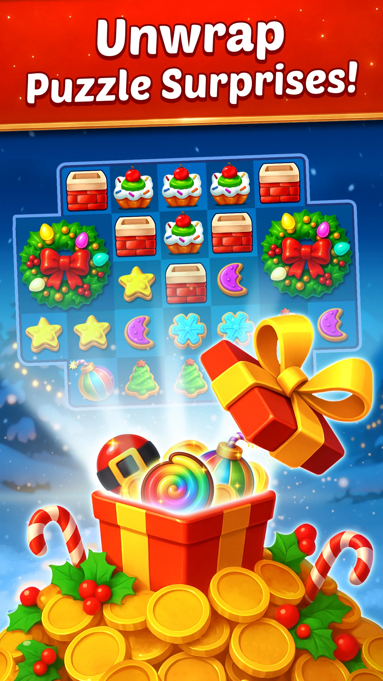 Christmas Cookie: Match 3 Game screenshot