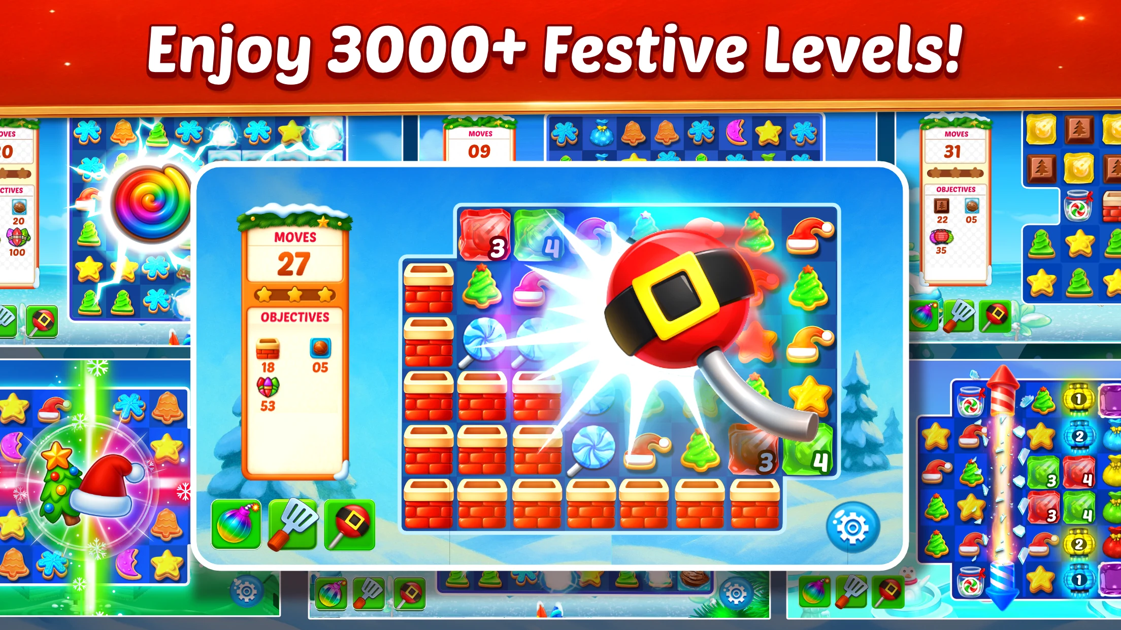 Christmas Cookie: Match 3 Game screenshot